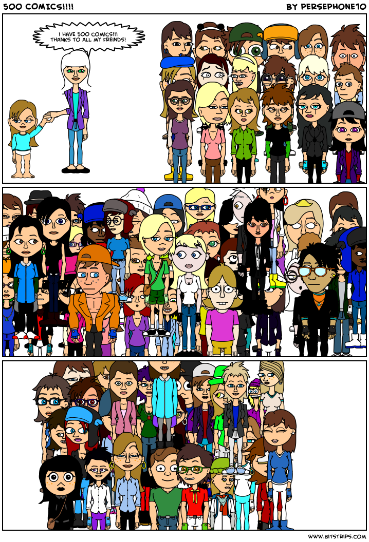 500 COMICS!!!!