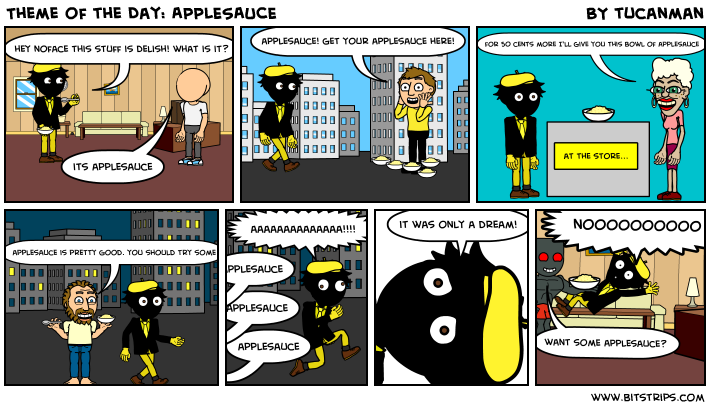 Theme of the Day: APPLESAUCE