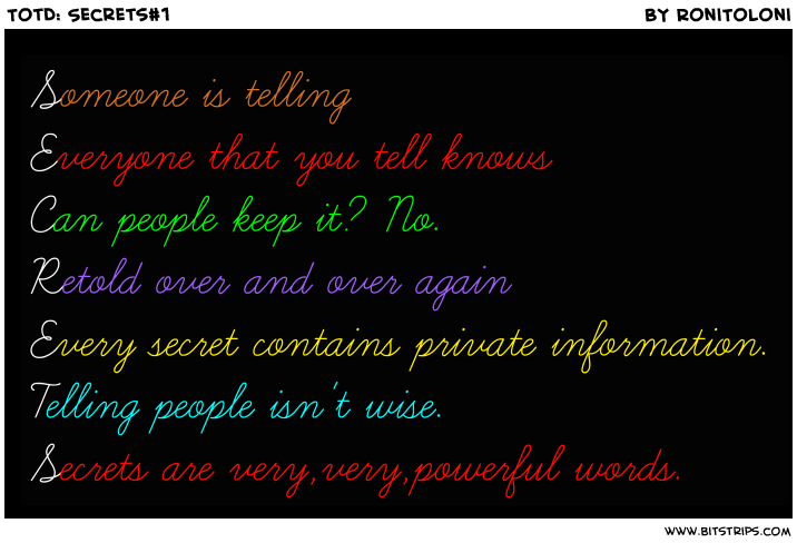 TotD: Secrets#1