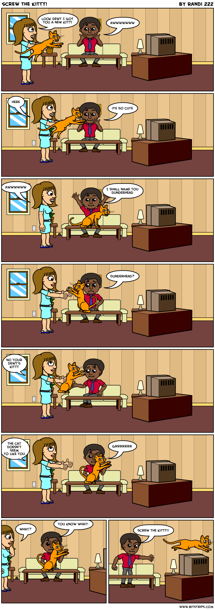 Screw the kitty!