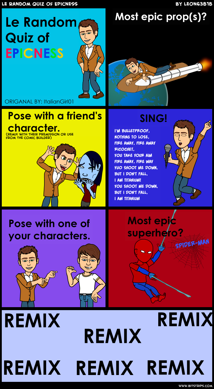 Le Random Quiz of Epicness