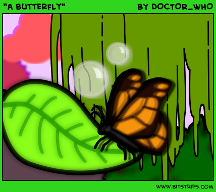 "a butterfly"