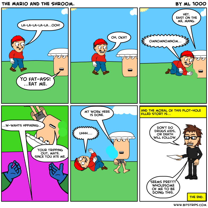 the Mario and the shroom.