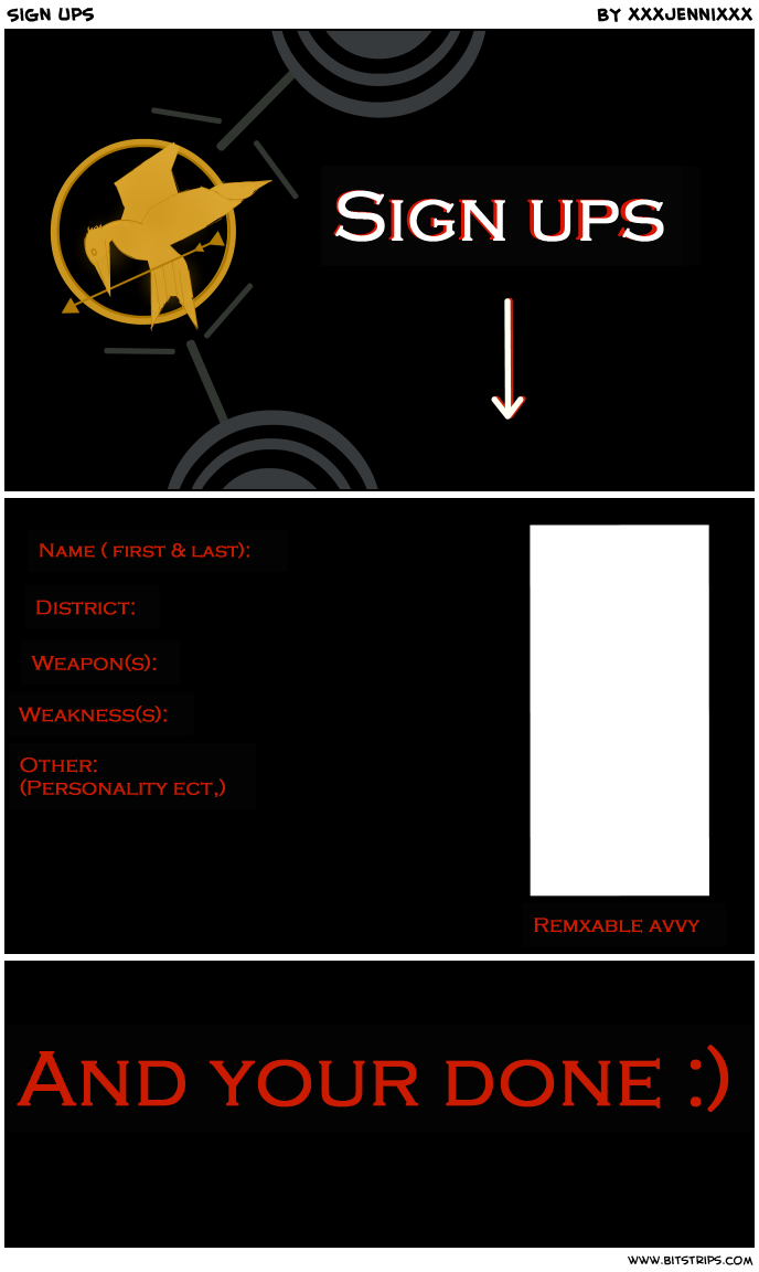 Sign ups