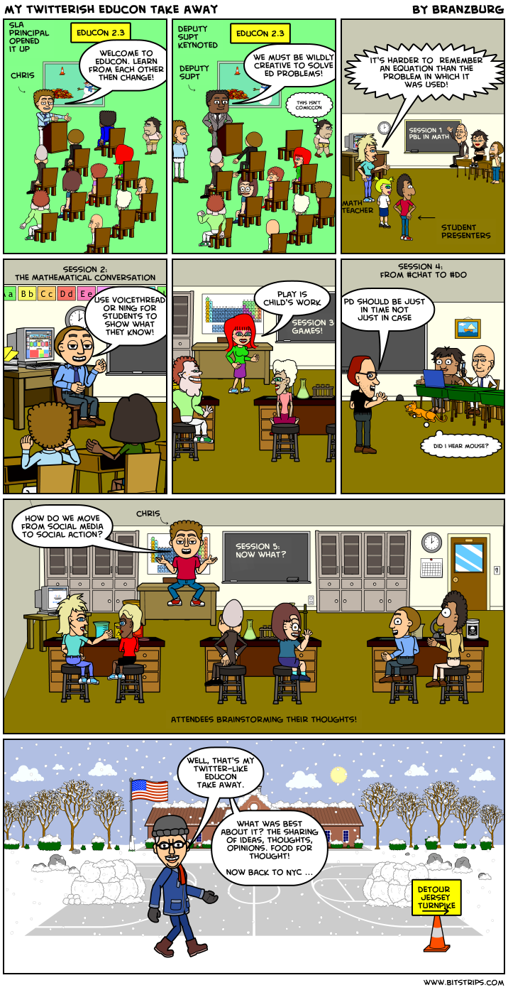 my twitterish educon take away
