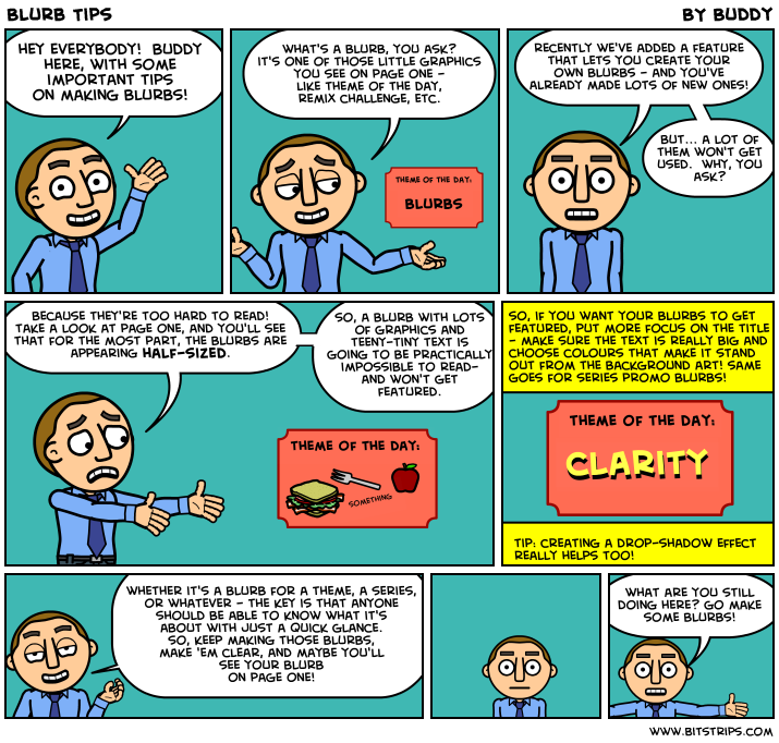 Blurb Tips