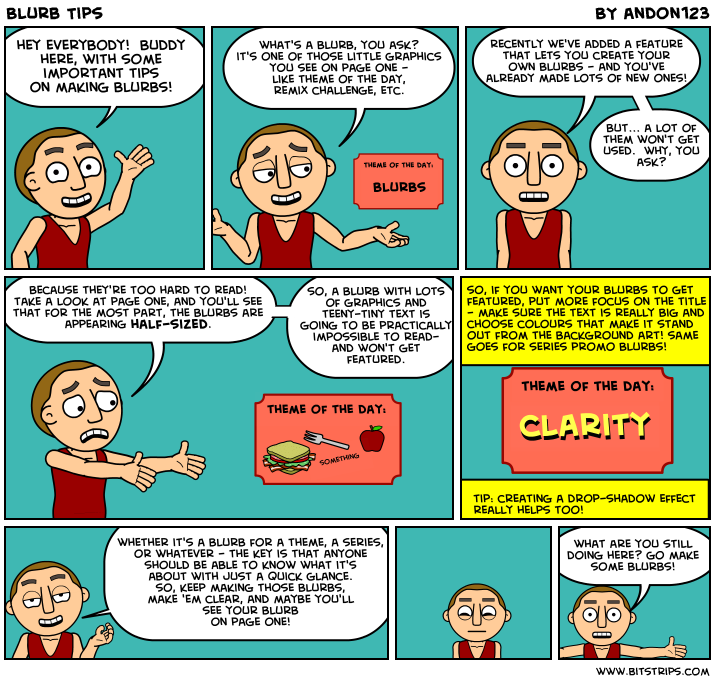Blurb Tips