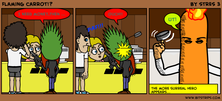 Flaming carrot!?