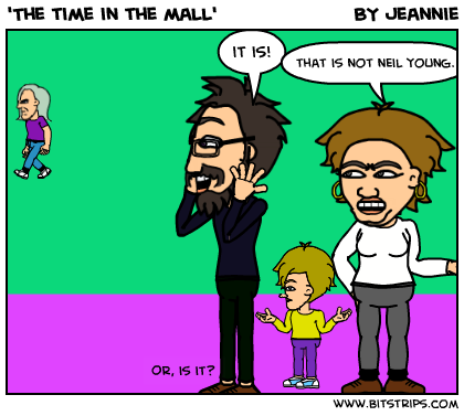 'The time in the mall'