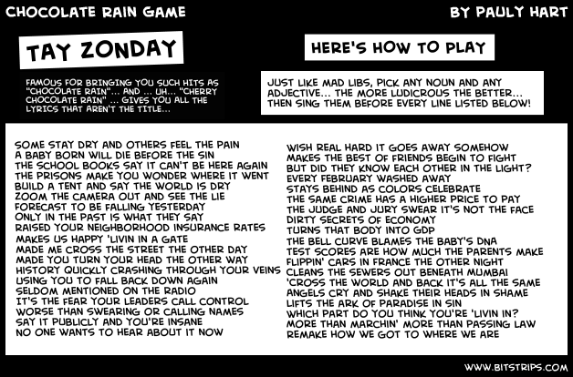 Chocolate Rain Game