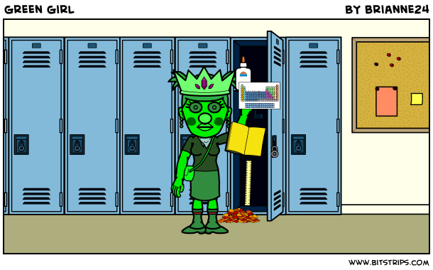 green girl
