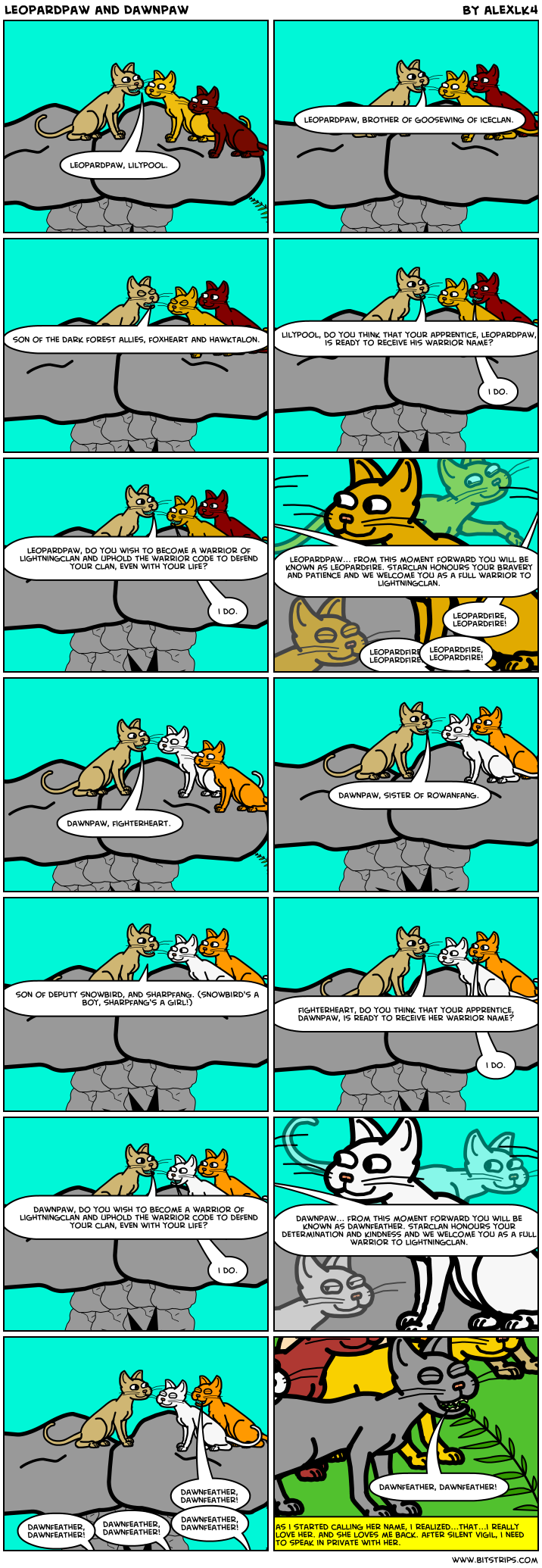 Leopardpaw and Dawnpaw