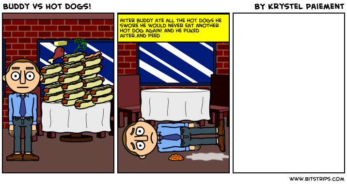 Buddy vs Hot dogs!