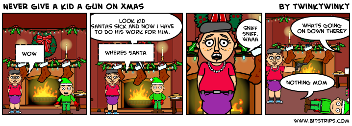 Never give a kid a gun on xmas
