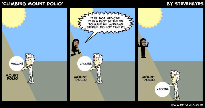 'Climbing Mount Polio'