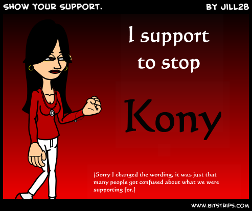 Show your Support.