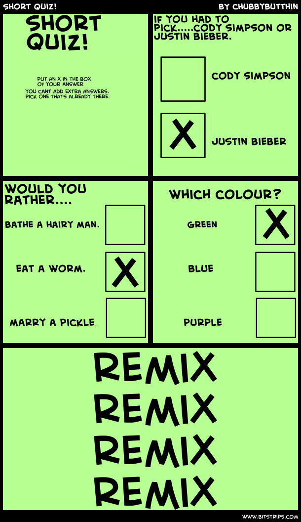 Short Quiz!