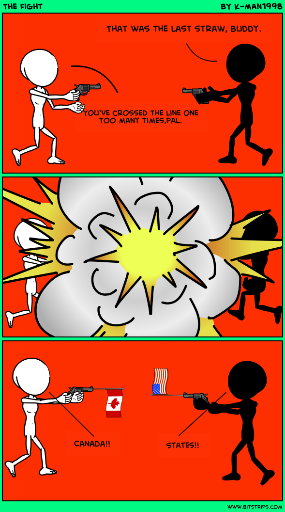 The fight
