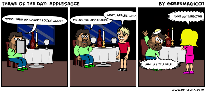 Theme of the Day: APPLESAUCE