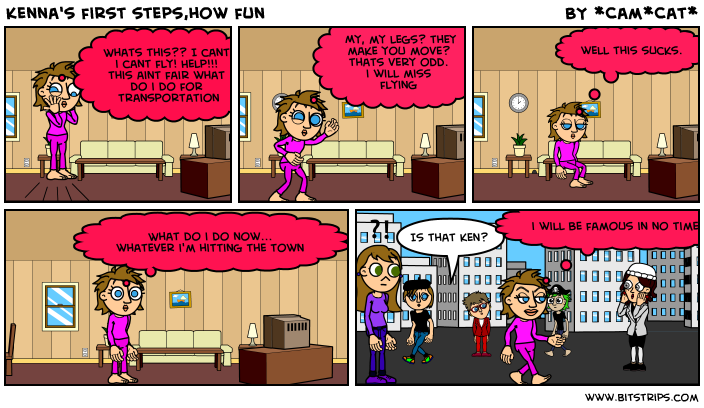Kenna's first steps,how fun