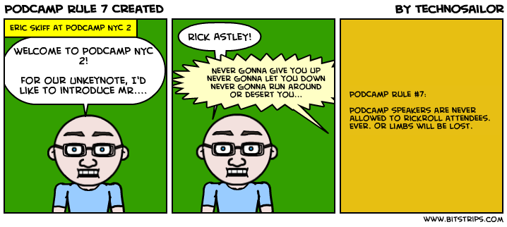 PodCamp Rule 7 Created