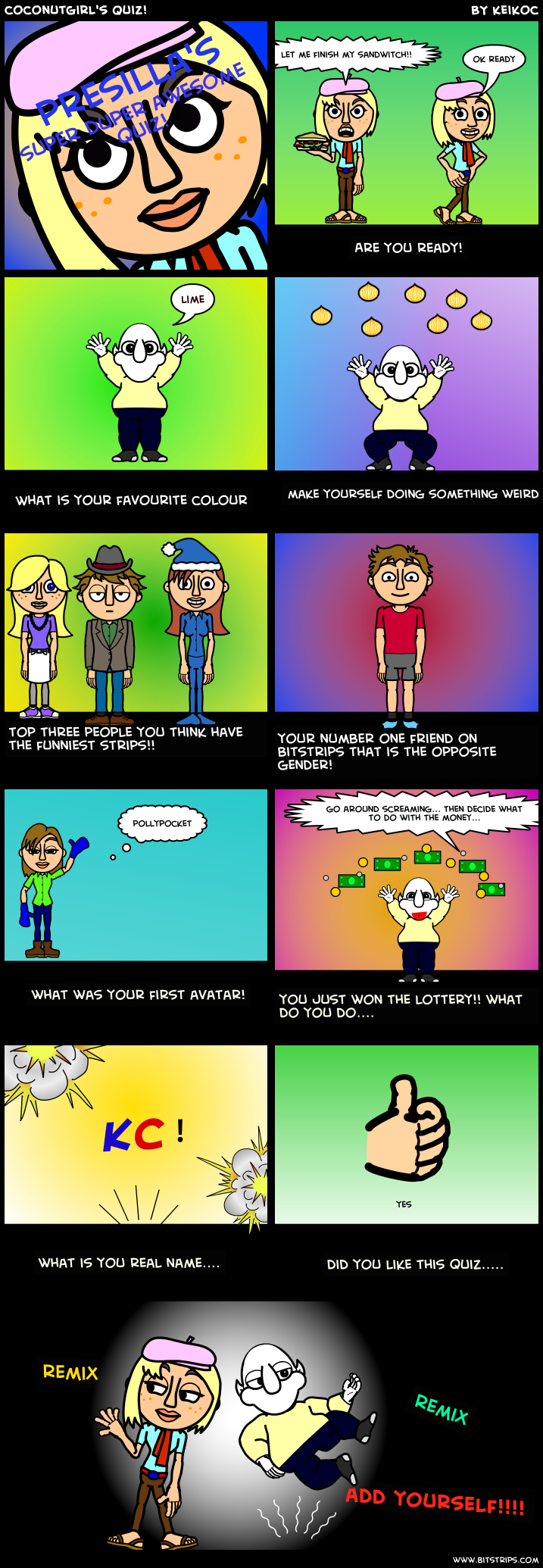 coconutgirl's Quiz!