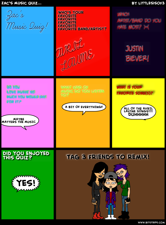 Zac's Music Quiz...