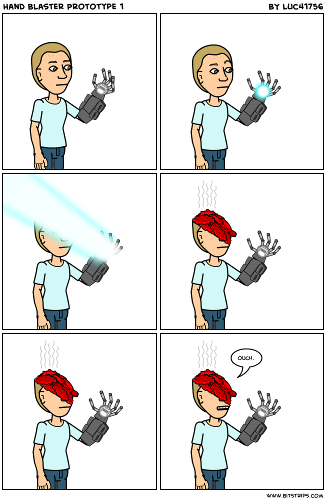 Hand Blaster Prototype 1