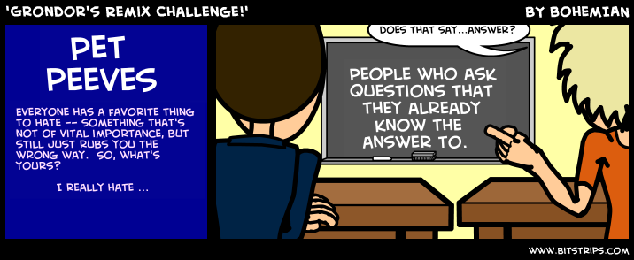 'Grondor's Remix Challenge!'