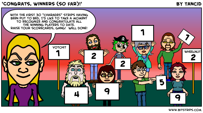 'Congrats, Winners (so far)!'