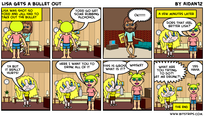 Lisa gets a bullet out
