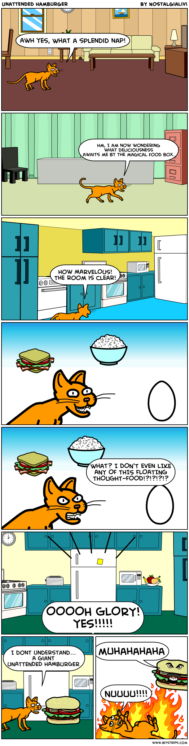 Unattended Hamburger