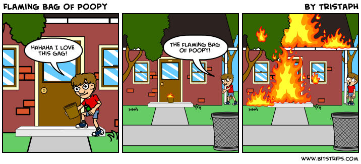 Flaming Bag of Poopy