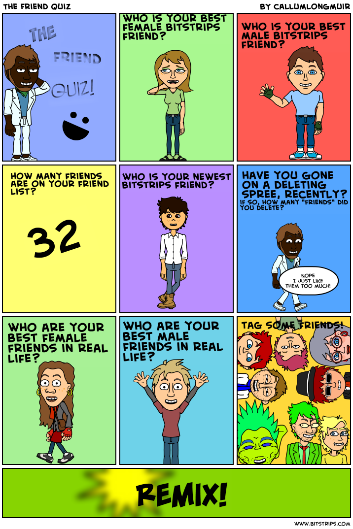 The Friend Quiz