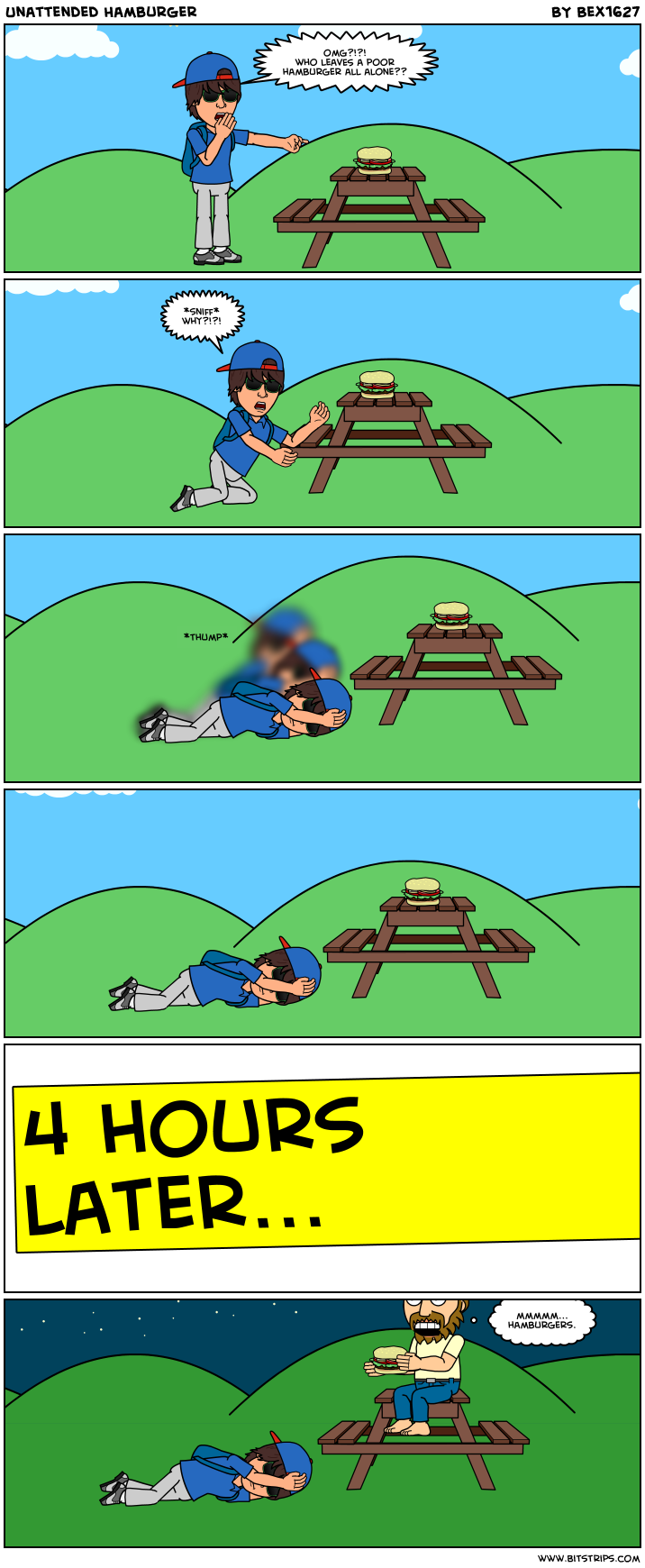 Unattended Hamburger
