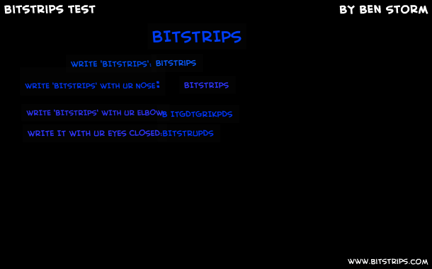 bitstrips test