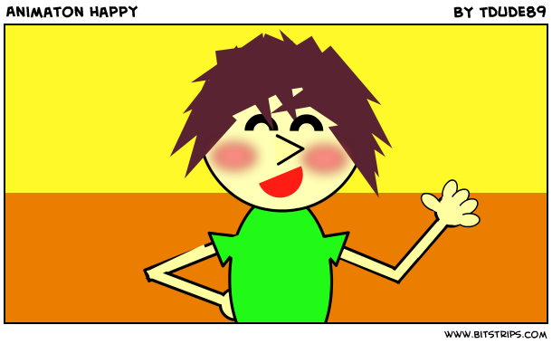 Animaton happy
