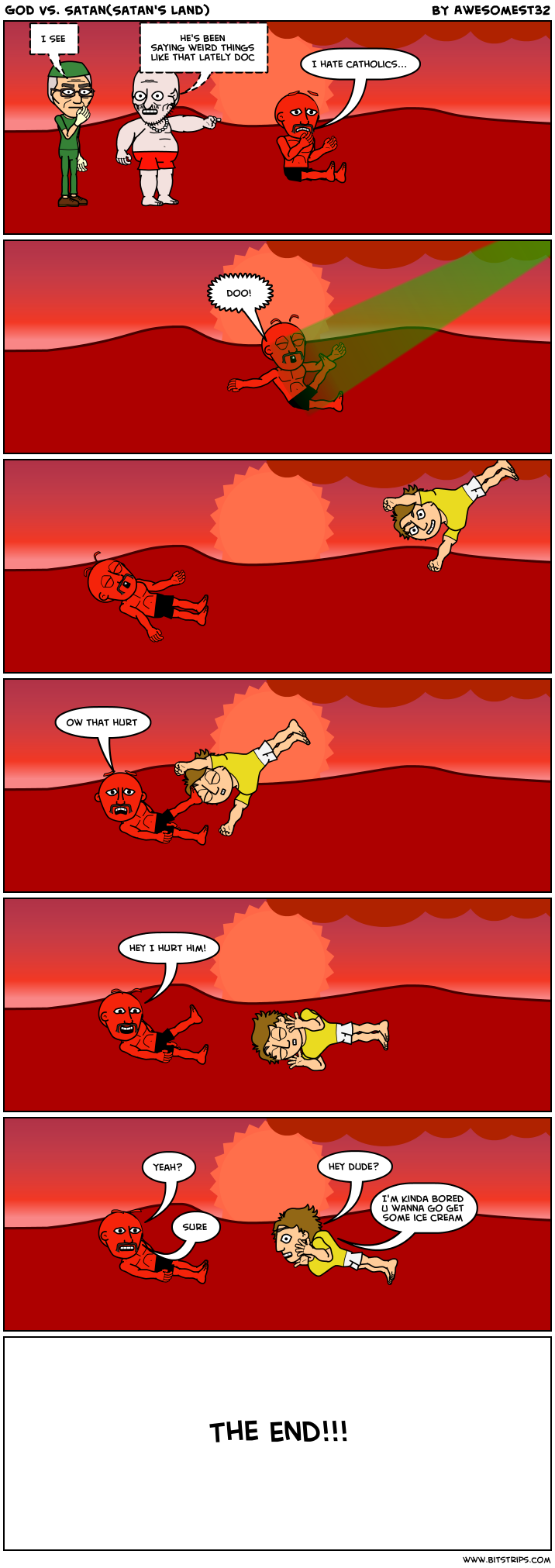 God Vs. Satan(Satan's Land)