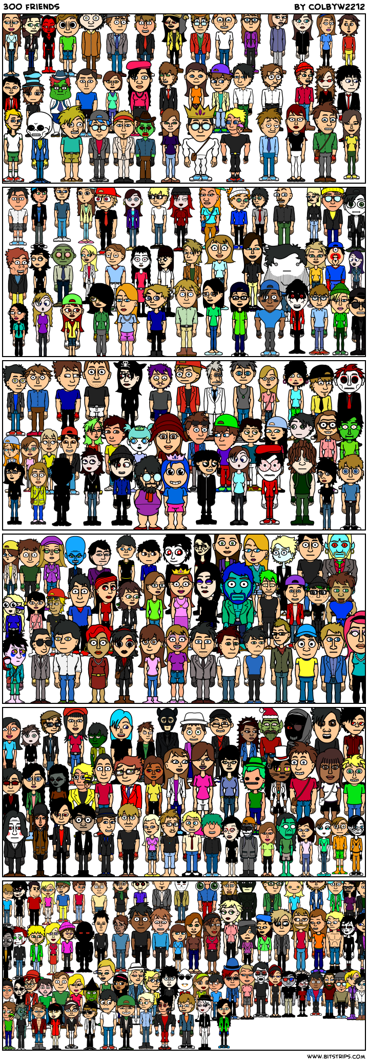 300 friends
