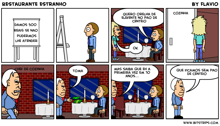 Restaurante estranho
