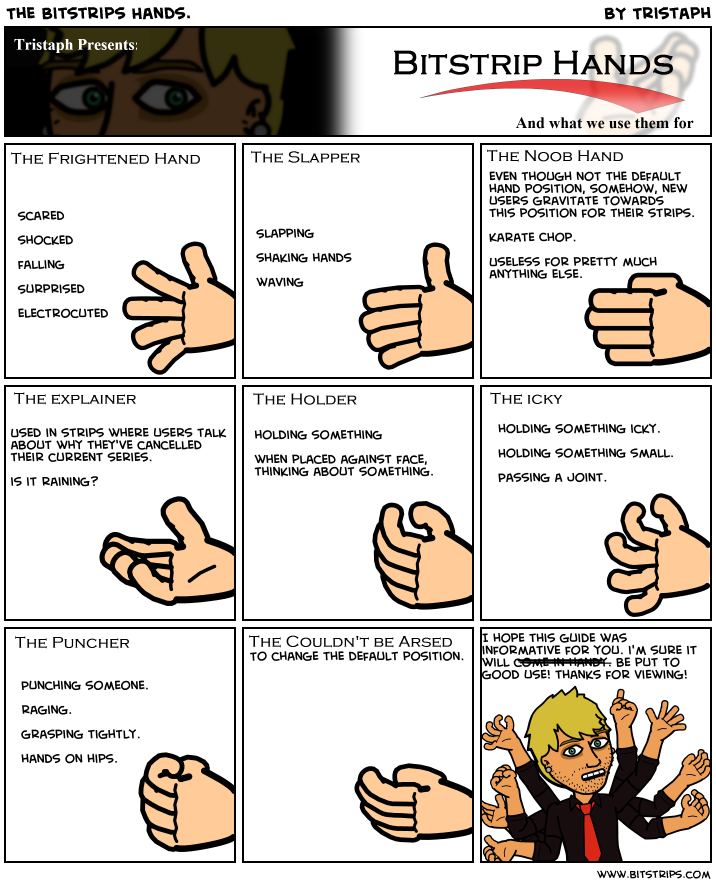 The Bitstrips Hands.