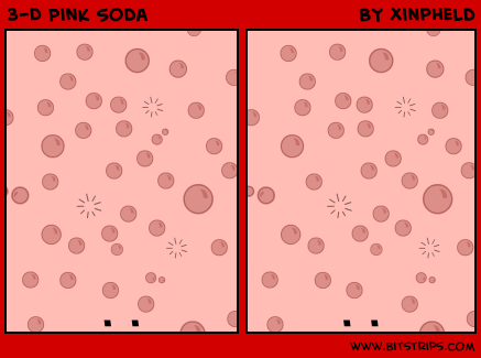 3-D Pink Soda