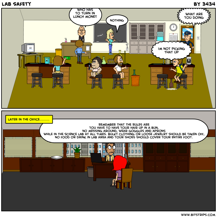 lab safety Bitstrips
