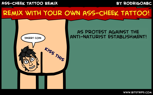 Ass-cheek Tattoo Remix