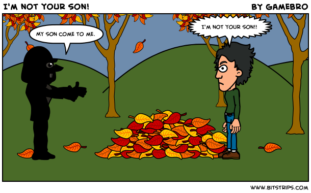 I'm not your son!