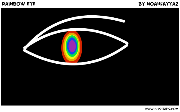 rainbow eye