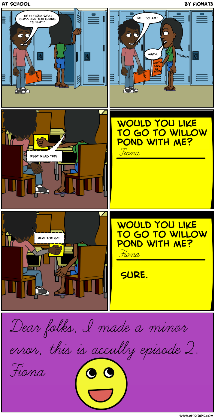 At school