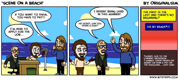 'Scene On A Beach'