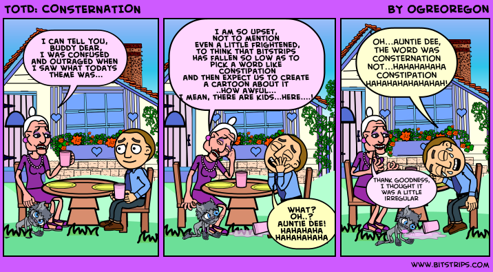 TotD: CONSTERNATION