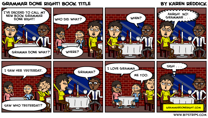 Grammar Done Right! Book Title